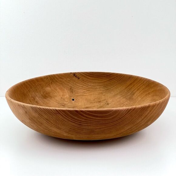 Vintage Handmade Wooden Bowl By John Shippey Made from Magnolia Wood - Picture 2 of 7